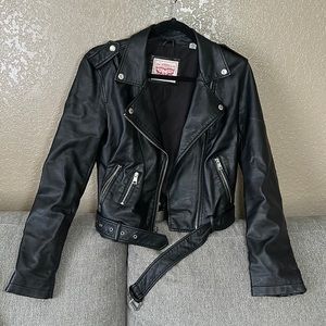 Levi Leather Jacket/ Moto jacket